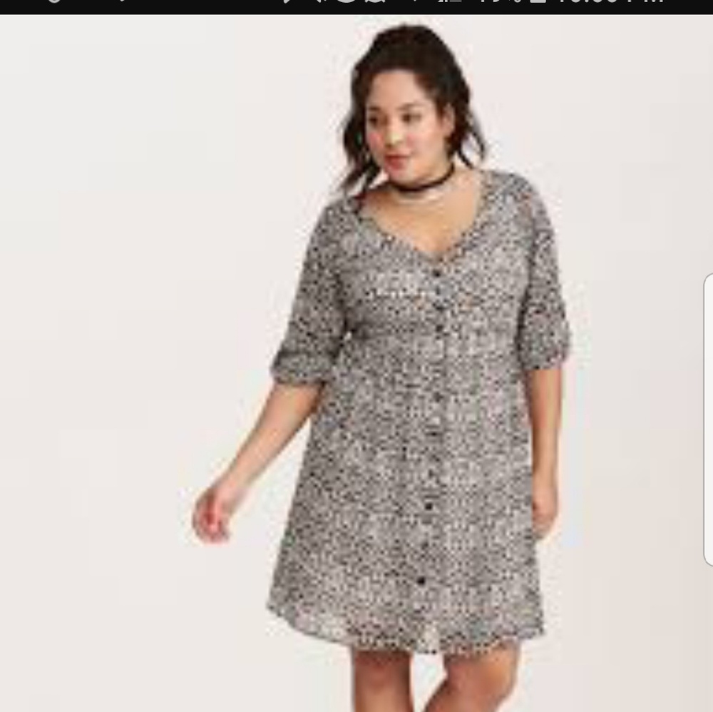Ikat print dress